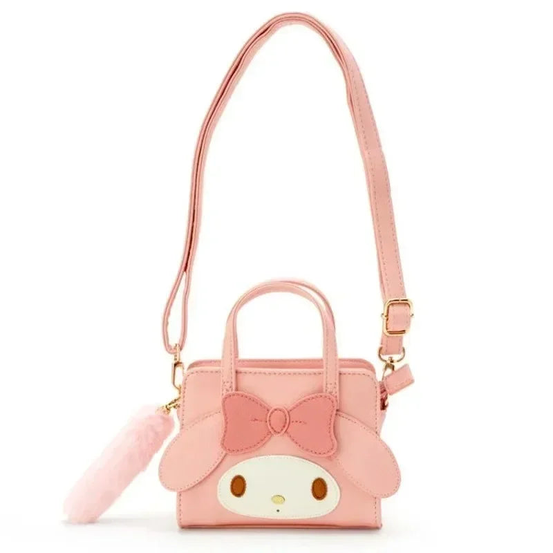 Hello Kitty Purses and Handbags Shoulder Bags for Women Cute Wallet Kuromi Pouch My Melody Messenger Bag Fashionable Case