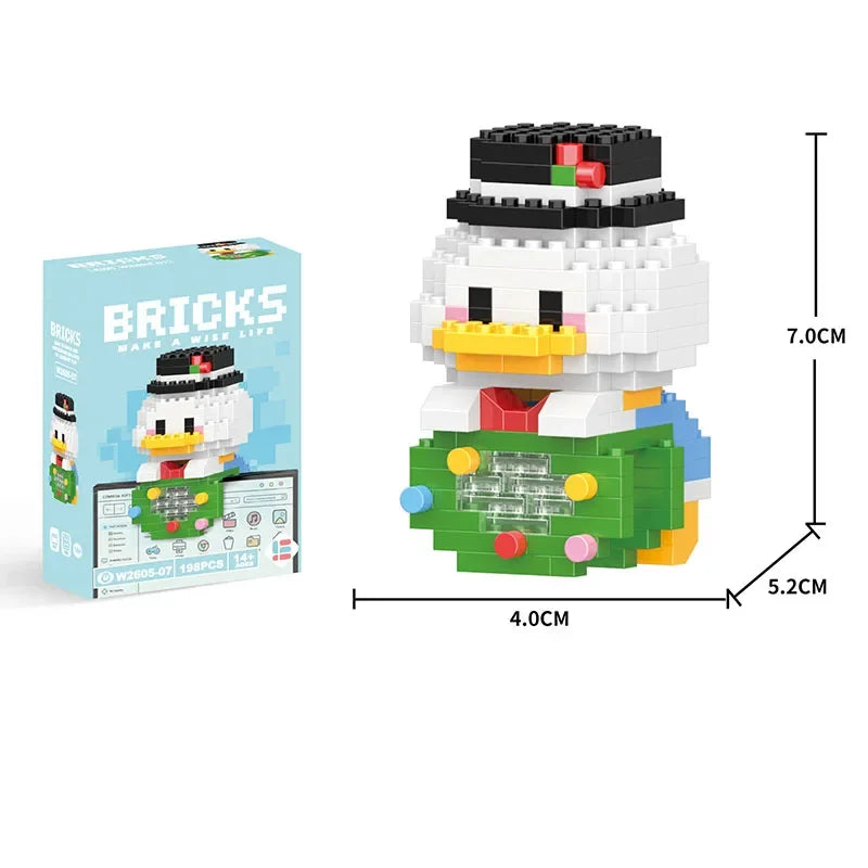 Hello Kitty Building Blocks Cartoon Character Melody Assembled Model building block Dolls Toys Children Gifts