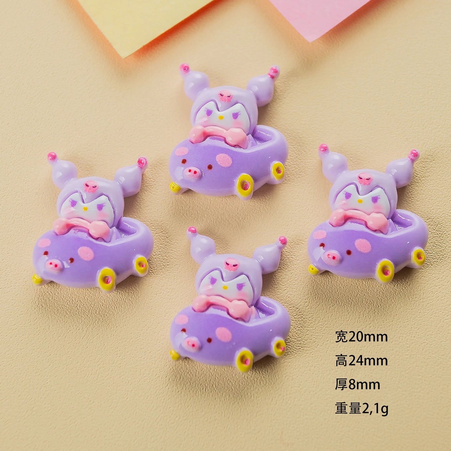 10pcs Hello Kitty Cartoon Resin Flatback Cabochon for Diy Jewelry Making Crafts Supplies Scrampbooking Embellishment Accessories