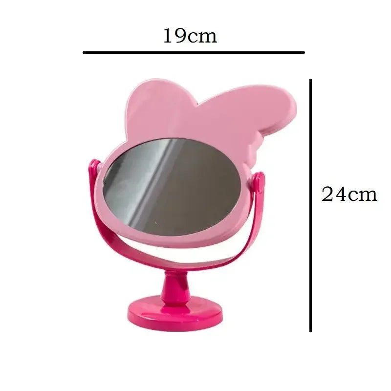 cartoon My melody Hello kitty anime vanity mirror flip tall cute decoration table decoration makeup mirror kawaii new