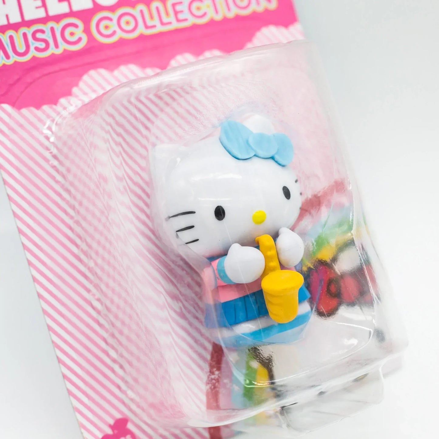 Characters Concert Performer Figurine Accordion Flute Drum Guitar Saxophone Violin Hello kitty Toys Ornaments Kids Gifts