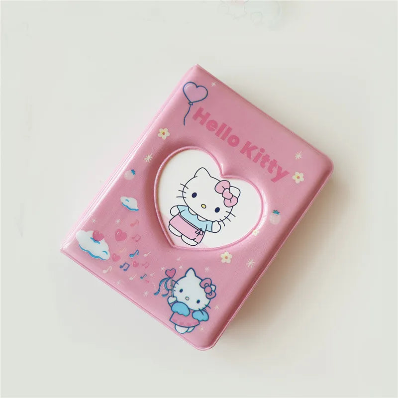 Kawaii Storage Photo Album Gift  Kuromi Cinnamoroll Truck Card Binder 3-Inch Card Holder Mini Toys Gift for Kids Anime