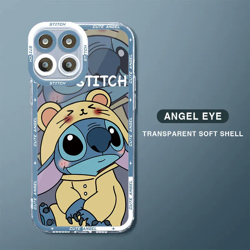 Case For Huawei Honor X8 4G X8a X9a 5G 90 Lite Angel Eye Funda Bumper TPU Phone Cover Clear Silicone Shell Stitch Angel Cute