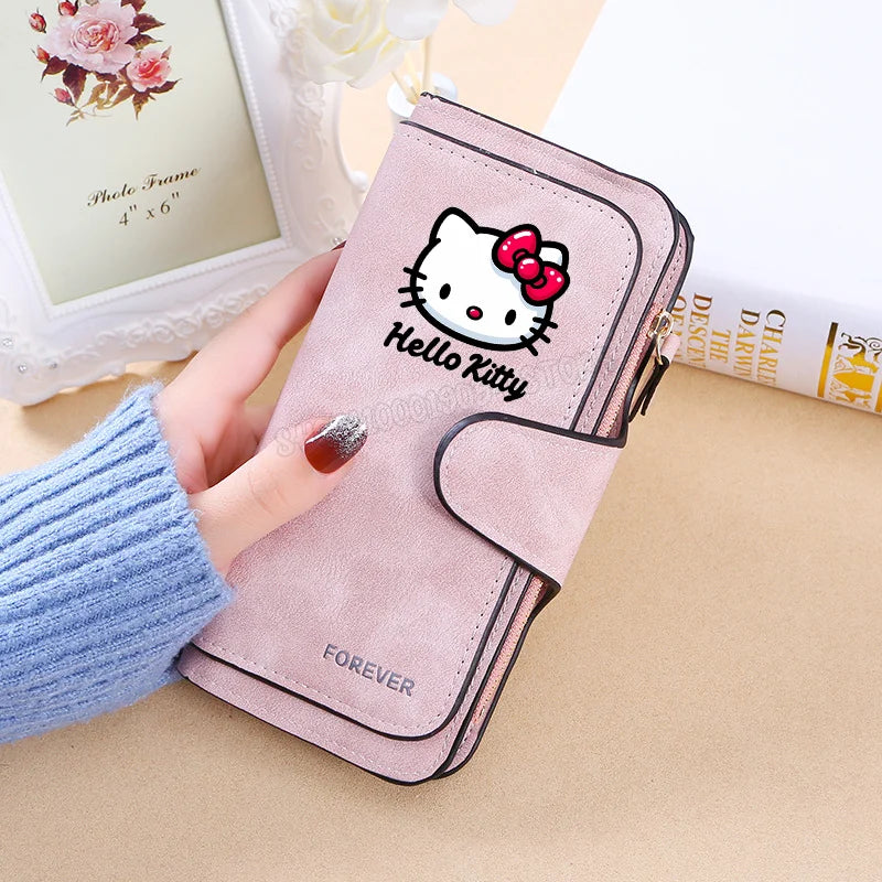 Hello Kitty Wallet Women Wallets Card Wallet Coin Wallet Women Bags for Women Purse ID Wallets Female Coin Purse Birthday Gift