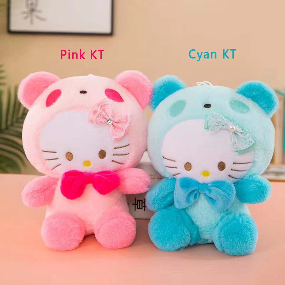 20cm Hello Kitty Plush Toys Cute Movie KT Cat Dolls Soft Stuffed kawaii Hello Kitty Toy Baby Christmas Gift