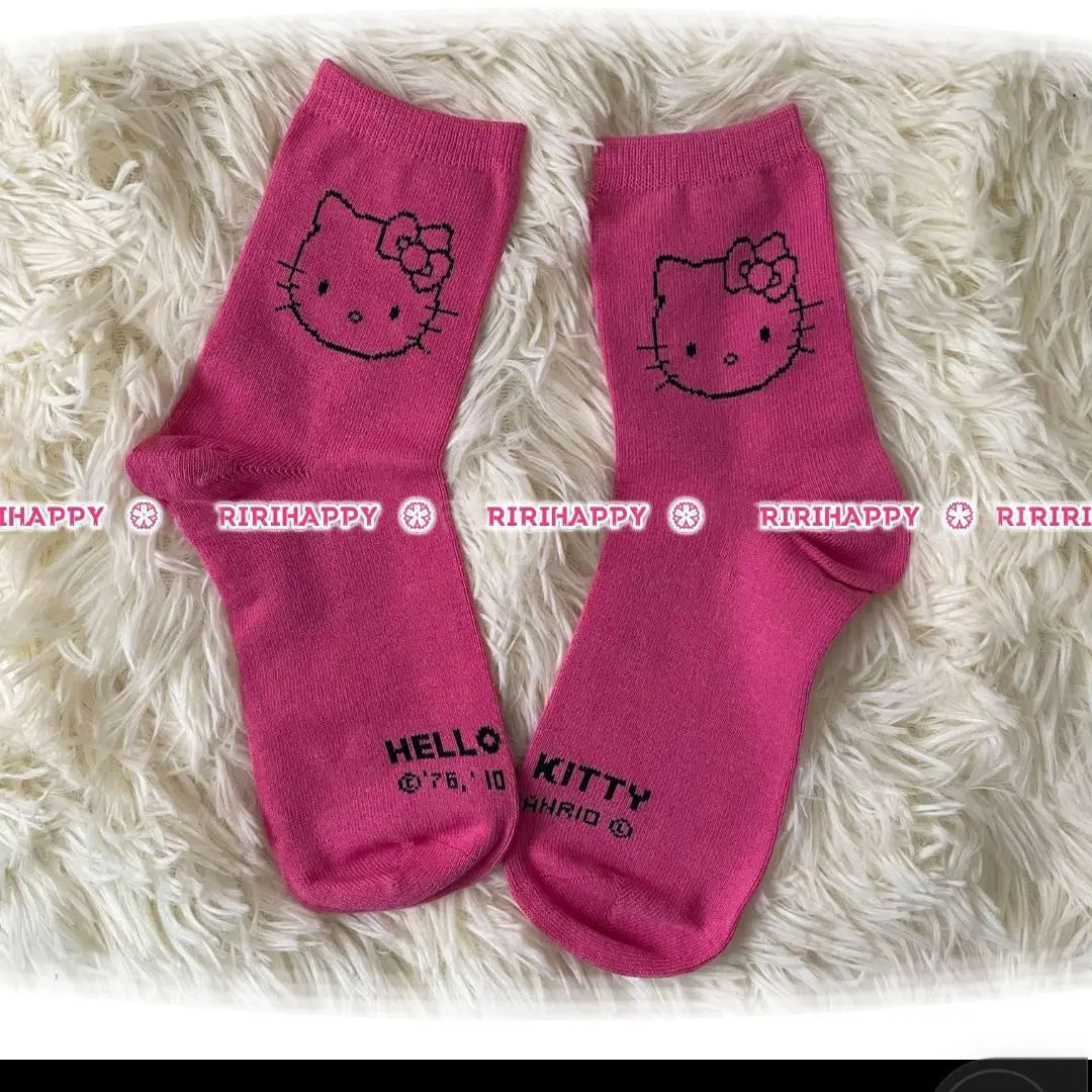 New Kawaii Hello Kitty Soft Cotton Socks Girls Students Back To School Anime Comfortable Casual Women Autumn Winter Sock Gifts