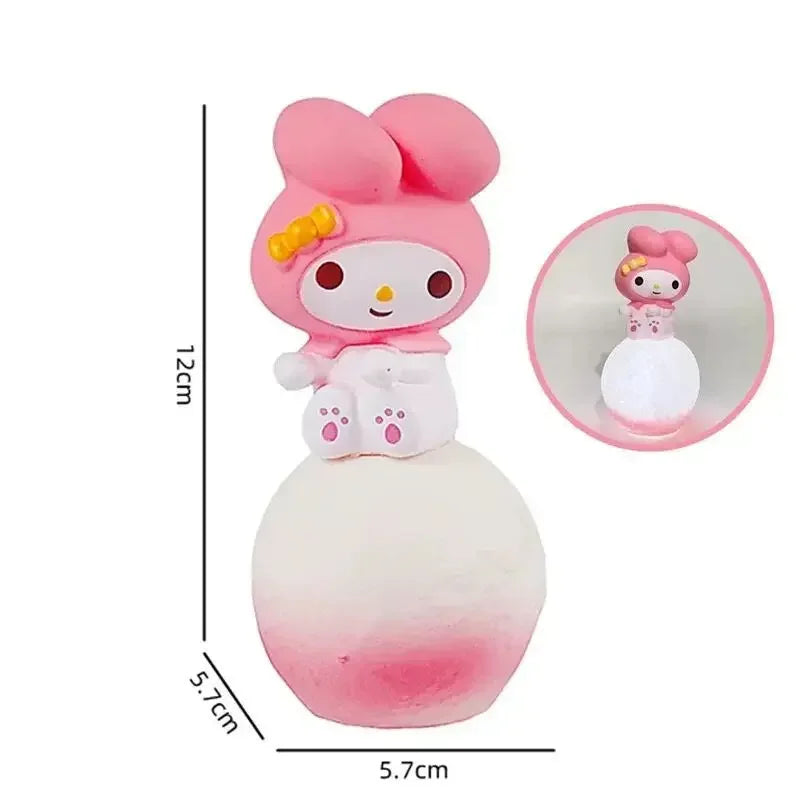 Hello Kitty Night Light Luminous Children's Toy Bedside Lamp Anime Cartoon Kuromi Cinnamoroll Cute Children's Gift Gift