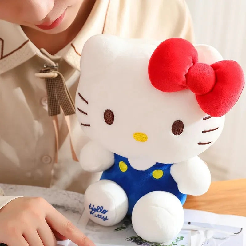 Sanrio Hello Kitty Anime Hello Kitty Stuffed Toys Plushier Soft Pillow Birthday Gifts For Girls Kawaii Hello Kitty Plush Dolls