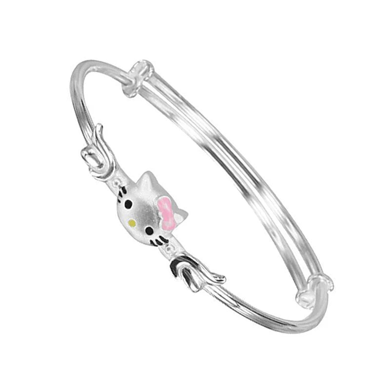 Cartoon Cute Hello Kitty Adjustable Bracelet For Girlfriends Gift Women Girl Fashion Minimalist Jewelry Accessories