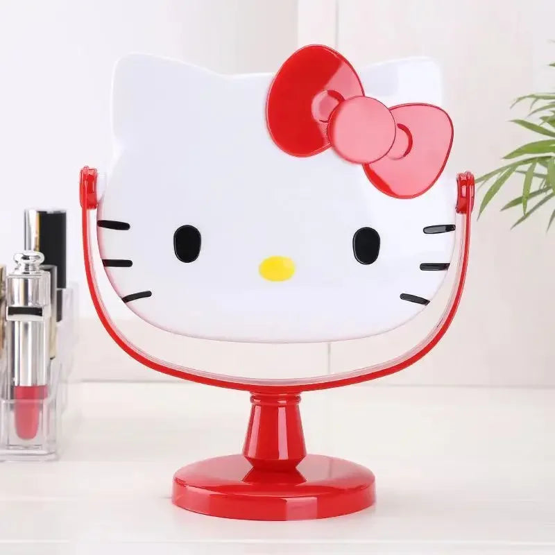 cartoon My melody Hello kitty anime vanity mirror flip tall cute decoration table decoration makeup mirror kawaii new