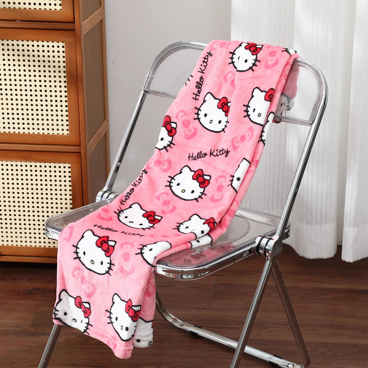 Halloween sanrio Cartoon clothing Christmas Children's Sleepy Pants Winter plush pants Hello Kitty Home Clothing Holiday gifts