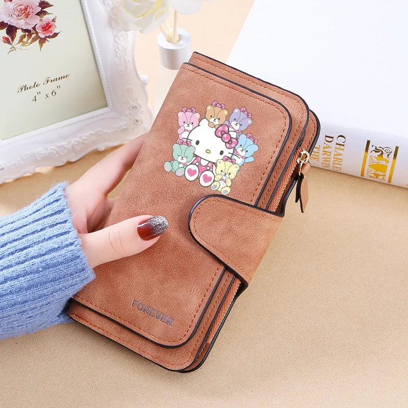 Hello Kitty Wallet Women Wallets Card Wallet Coin Wallet Women Bags for Women Purse ID Wallets Female Coin Purse Birthday Gift