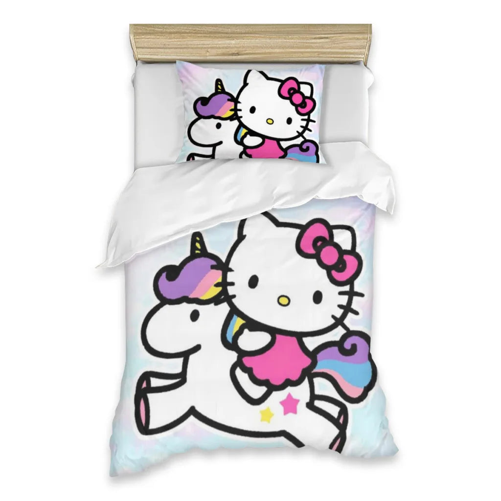 Hello Kitty Single Bed Sheets Set  Complete Case Single Linen Quilt Cover