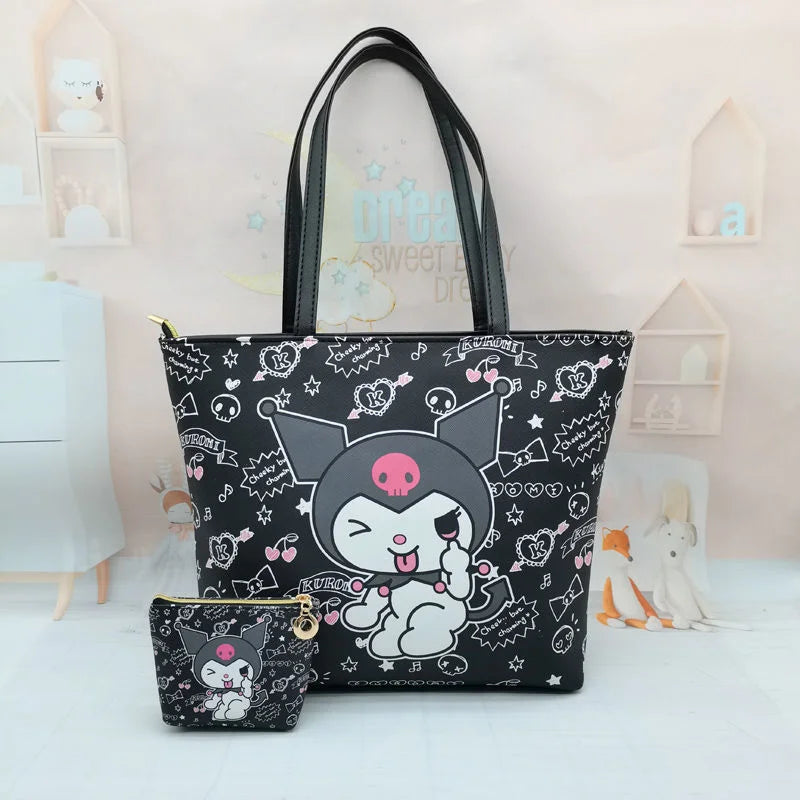 Hello Kitty Bags Luxury Handbag With Purse Women Fashion Casual Cartoon Tote Bag Y2k Female Large Capacity Shoulder Bag