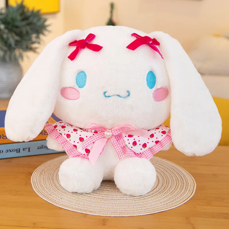 Kawali Kuromi Hello Kitty My Melody Cinnamoroll Pillow Plush Toys Plushie Keychain Stuffed Doll for Kids Christmas Gift