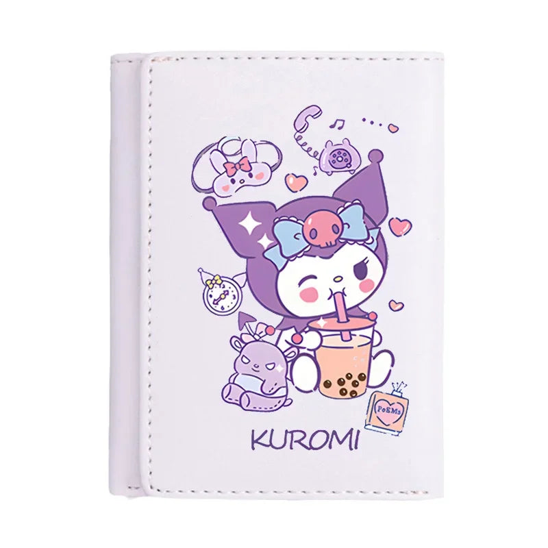 Kuromi Coin Purse Cute Cartoon Cinnamo roll Convenient Carrying Waterproof Resistant To Dirt Girl & Child Holiday Gifts