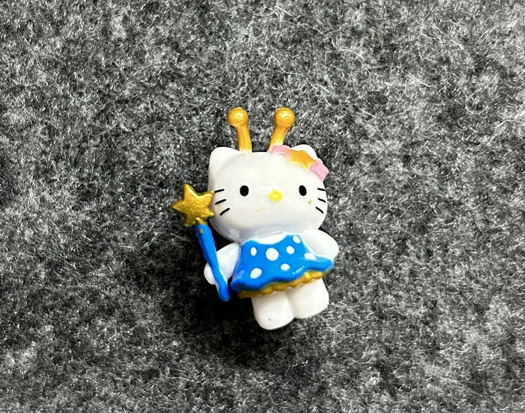 Anime Mini Hello Kitty Sitting Fluorescent Rabbit Pegasus DIY Patch Material Accessories Hairpin Accessories Doll Handmade Toys