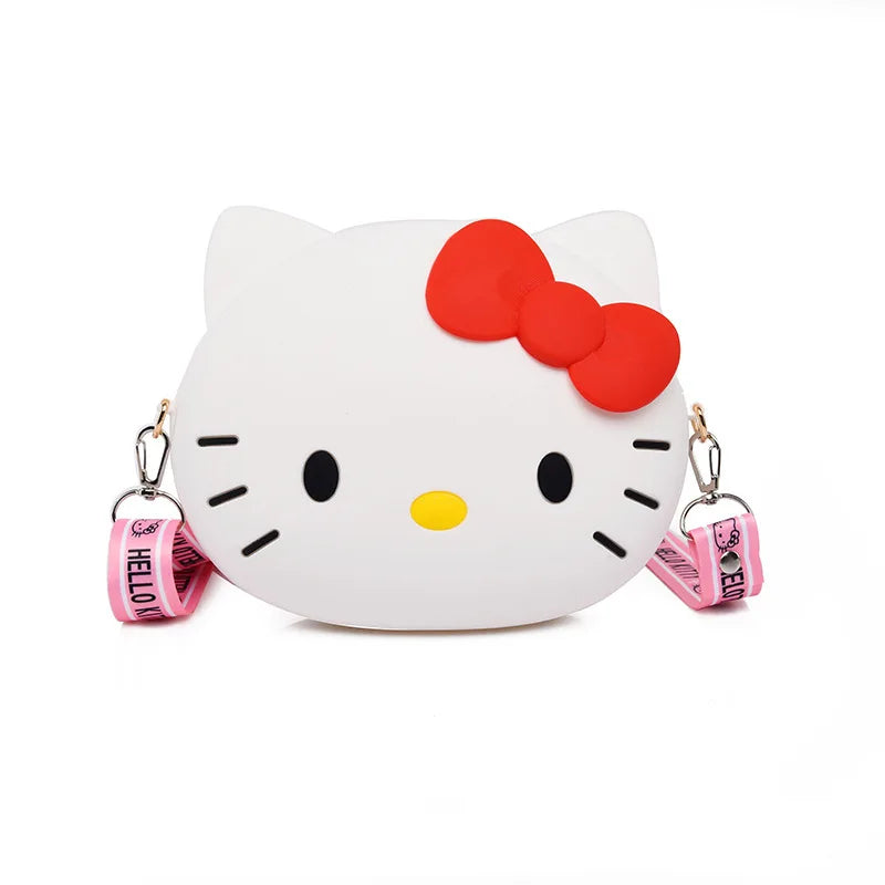 11cm/19cm Hello Kitty Crossbody Bags For Women Kawaii Messenger Bag Travel 3d Shoulder Small Purse Phone Bag Girlfriend Gift