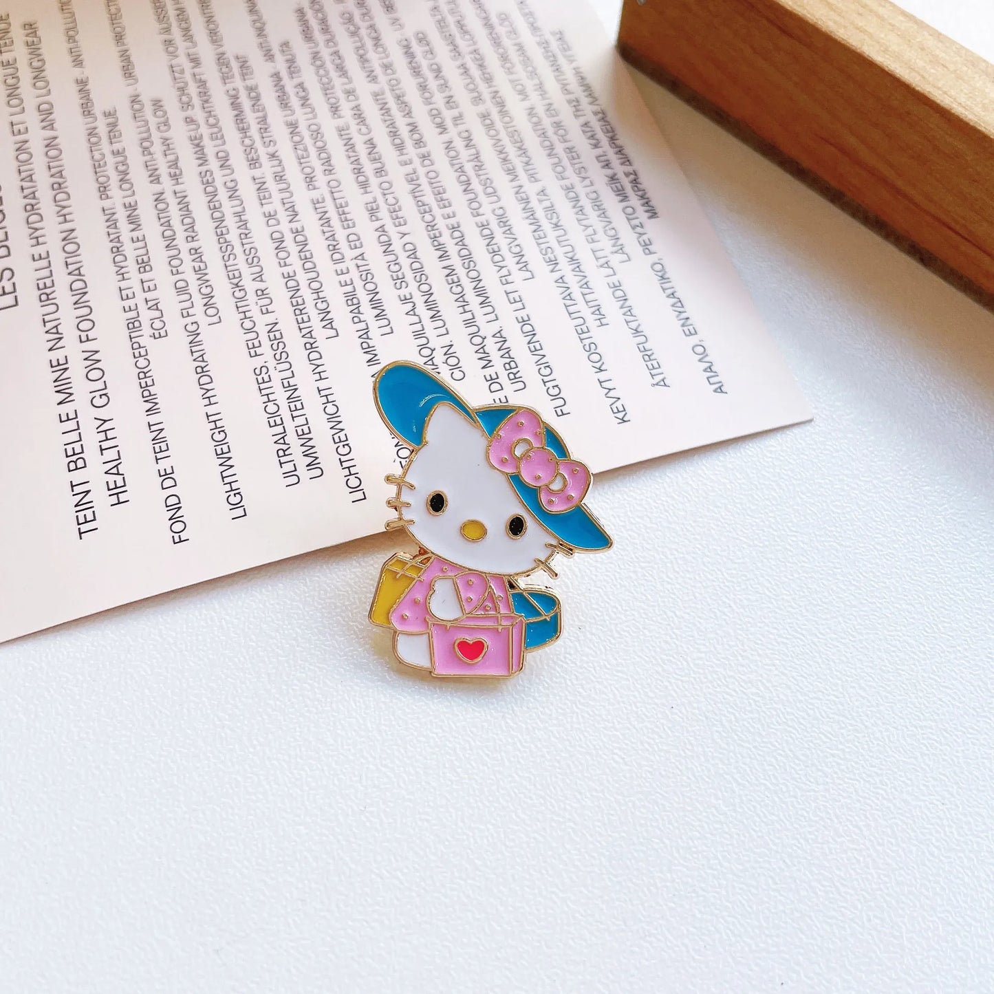 Anime Kitty Cat Enamel Brooch for Backpack Accessories Cute Kuromi Pochacco Metal Button Pins Jacket Badge Jewelry Accessories